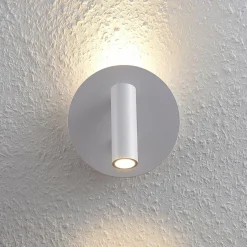 Lucande Magya Applique LED blanche ronde| Appliques Murales Led|Appliques Murales