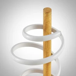 Lucande Milora lampe à poser LED, chêne| Luminaires Led D'Intérieur