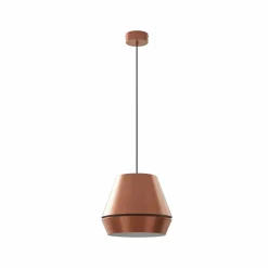 Lucande Mynoria Suspension LED, cuivre, aluminium, Ø 35 cm| Suspensions Led|Suspensions