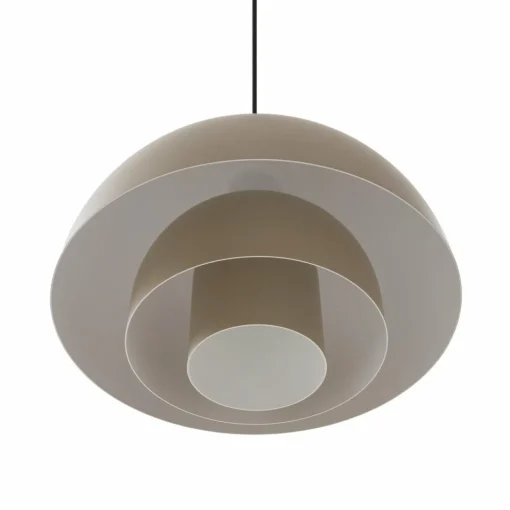Lucande Nymara suspension LED, beige, aluminium, Ø 40 cm| Suspensions Led|Suspensions