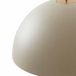 Lucande Nymara suspension LED, beige, aluminium, Ø 40 cm| Suspensions Led|Suspensions