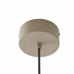 Lucande Nymara suspension LED, beige, aluminium, Ø 40 cm| Suspensions Led|Suspensions