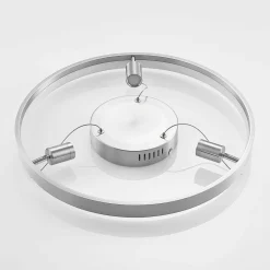 Lucande Paliva suspension LED, 48 cm, nickel| Suspensions Led|Suspensions