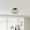 Lucande Plafonnier LED Birger, Ø 39cm, noir/or| Plafonniers Led|Plafonniers