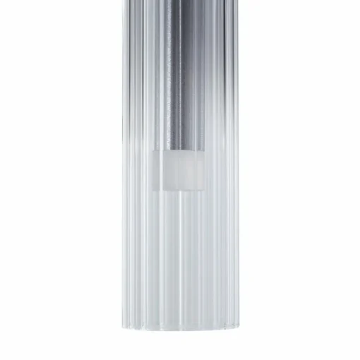 Lucande Plafonnier LED Korvitha, à 8 lampes, gris, verre| Suspensions Led|Suspensions