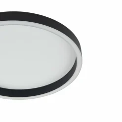 Lucande Plafonnier LED Rotundo, Ø 40 cm, noir, intensité variable| Plafonniers Led|Plafonniers