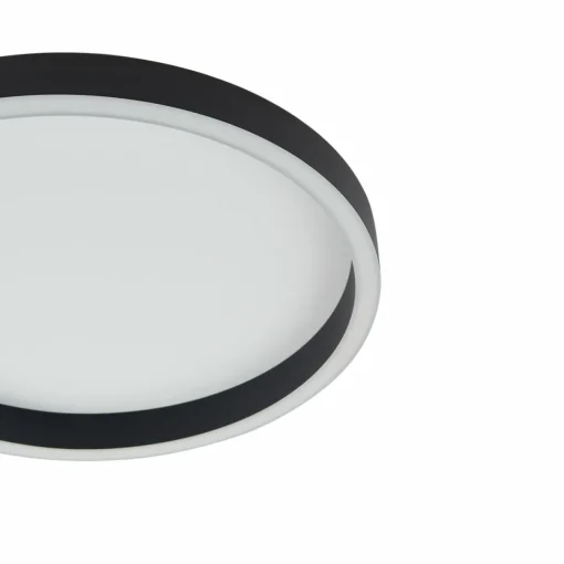 Lucande Plafonnier LED Rotundo, Ø 40 cm, noir, intensité variable| Plafonniers Led|Plafonniers