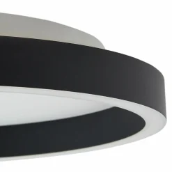 Lucande Plafonnier LED Rotundo, Ø 40 cm, noir, intensité variable| Plafonniers Led|Plafonniers