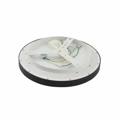 Lucande Plafonnier LED Rotundo, Ø 40 cm, noir, intensité variable| Plafonniers Led|Plafonniers