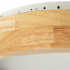 Lucande Plafonnier LED Samvel, Ø 40 cm, bois| Plafonniers Led|Plafonniers