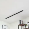 Lucande Plafonnier LED Teniona, 132 cm, noir, aluminium| Luminaires Led D'Intérieur