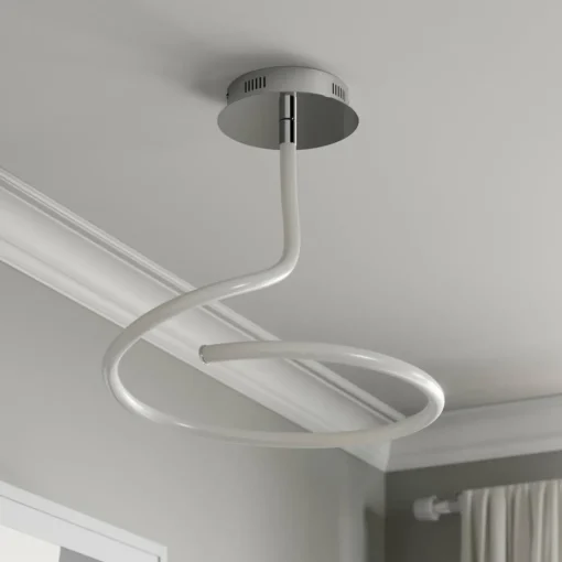 Lucande Serpentina plafonnier LED, dimmable| Plafonniers Led|Plafonniers