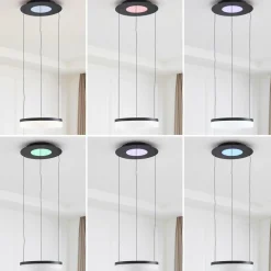 Lucande Smart Suspension LED Squillo noir Tuya RGBW CCT| Suspensions Led|Suspensions