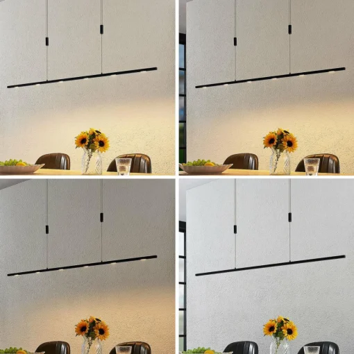 Lucande Stakato suspension LED 6 lampes 140 cm| Suspensions Led|Suspensions