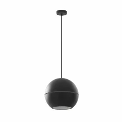 Lucande suspension Calantha, noir, aluminium, Ø 30 cm| Suspensions Led|Suspensions