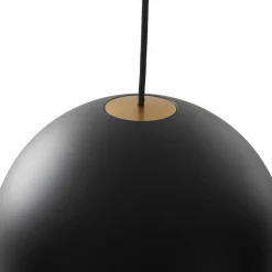 Lucande suspension Calantha, noir, aluminium, Ø 30 cm| Suspensions Led|Suspensions