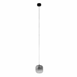 Lucande Suspension LED Avelina, Ø 14cm , 1 lampe. noir| Suspensions Led|Suspensions