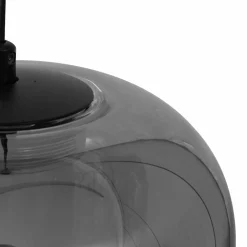 Lucande Suspension LED Avelina, Ø 14cm , 1 lampe. noir| Suspensions Led|Suspensions