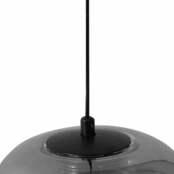 Lucande Suspension LED Avelina, Ø 14cm , 1 lampe. noir| Suspensions Led|Suspensions