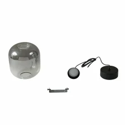 Lucande Suspension LED Avelina, Ø 14cm , 1 lampe. noir| Suspensions Led|Suspensions