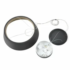 Lucande Suspension LED Belsar, noir, aluminium, CCT| Suspensions Led|Suspensions