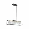 Lucande Suspension LED Kassi, noir, fer, intensité variable, 90 cm| Suspensions Led|Suspensions