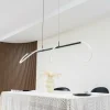 Lucande Suspension LED Kisune, noir/blanc, métal| Suspensions Led|Suspensions