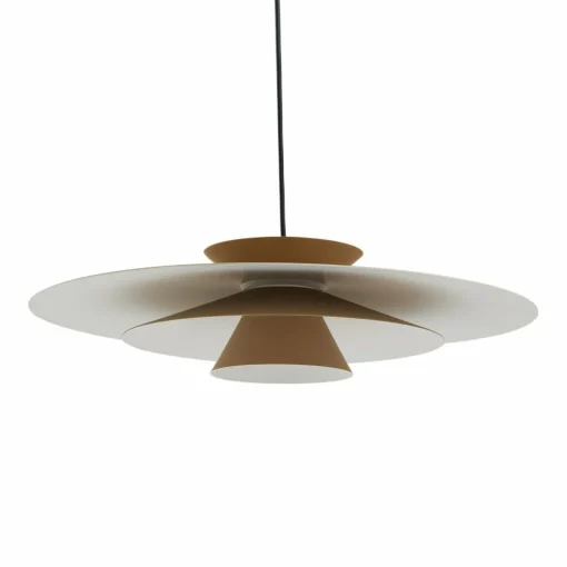 Lucande suspension LED Livie, beige, aluminium, Ø 50 cm| Suspensions Led|Suspensions