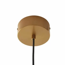 Lucande Suspension LED Lythara, laiton, Ø 40 cm, aluminium| Suspensions Led|Suspensions