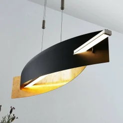 Lucande Suspension LED Marija, 101 cm, noir, métal| Suspensions Led|Suspensions