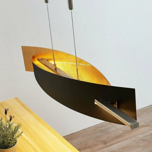 Lucande Suspension LED Marija, 101 cm, noir, métal| Suspensions Led|Suspensions