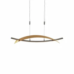 Lucande suspension LED Marija, 90,5 cm, doré, métal| Suspensions Led|Suspensions