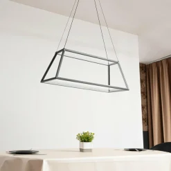 Lucande Suspension LED Mensola, noir, aluminium, 75 cm| Suspensions Led|Suspensions