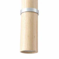 Lucande Suspension LED Nojus, 4 lampes, bois, up/down, 95 cm| Suspensions Led|Suspensions
