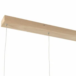 Lucande Suspension LED Nojus, 4 lampes, bois, up/down, 95 cm| Suspensions Led|Suspensions