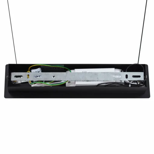 Lucande Suspension LED Pallo, 7 lampes, noir/or, verre| Suspensions Led|Suspensions