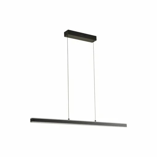 Lucande Suspension LED Pendolo, noir, aluminium, 120 cm| Suspensions Led|Suspensions