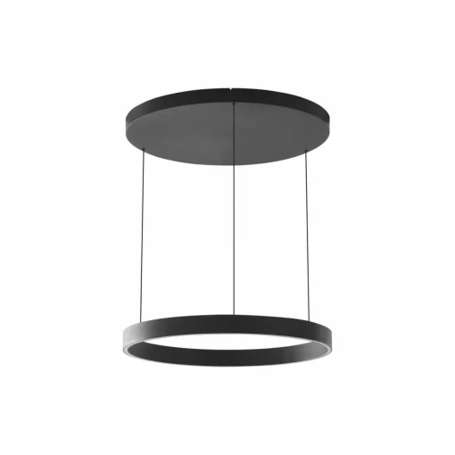 Lucande suspension LED Philine, Ø 60 cm, noir, fer| Suspensions Led|Suspensions