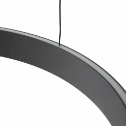 Lucande suspension LED Philine, Ø 60 cm, noir, fer| Suspensions Led|Suspensions