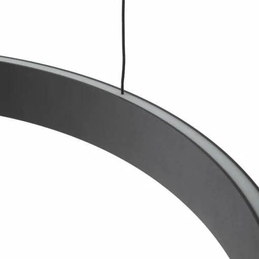 Lucande suspension LED Philine, Ø 60 cm, noir, fer| Suspensions Led|Suspensions