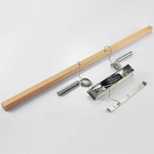 Lucande Suspension LED Tamlin, hêtre, bois,140 cm, 3.000 K| Suspensions Led|Suspensions