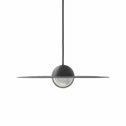 Lucande Suspension LED Tethrion, noir, aluminium, Ø 40 cm| Suspensions Led|Suspensions