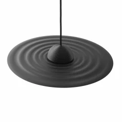 Lucande Suspension LED Tethrion, noir, aluminium, Ø 40 cm| Suspensions Led|Suspensions
