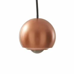 Lucande Suspension LED Varineth, couleur cuivre, aluminium, Ø 11 cm| Suspensions Led|Suspensions