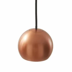 Lucande Suspension LED Varineth, couleur cuivre, aluminium, Ø 11 cm| Suspensions Led|Suspensions