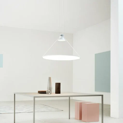 Luceplan Amisol suspension LED Ø 75cm blanc opale| Suspensions Led|Suspensions
