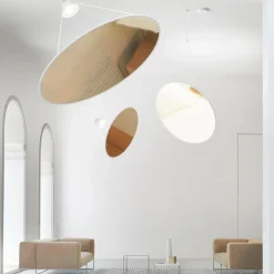 Luceplan Amisol suspension LED Ø 75cm or| Suspensions Led|Suspensions