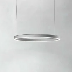 Luceplan Compendium Circle 72cm, aluminium| Suspensions Led|Suspensions