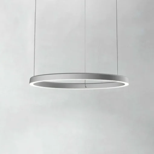 Luceplan Compendium Circle 72cm, aluminium| Suspensions Led|Suspensions