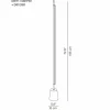 Luceplan Compendium lampadaire LED 2 700K laiton| Lampadaires Led|Lampadaires